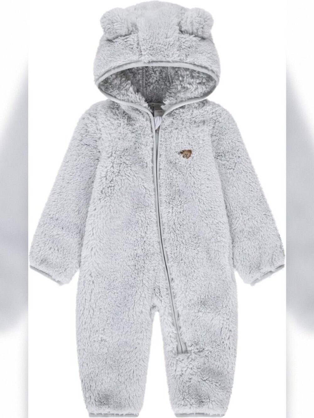 NWT Huggies unisex-baby Sherpa Coverall Ballad Blue SZ 12 Months